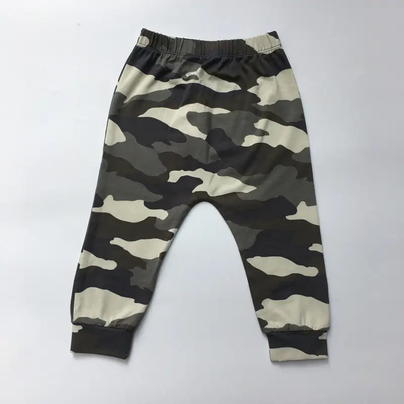 Children's Camo & Striped Harem Pants Set - Image 3