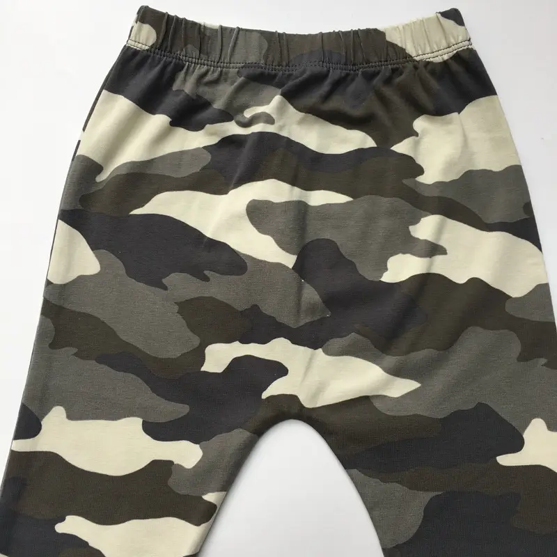 Children's Camo & Striped Harem Pants Set — feature 13