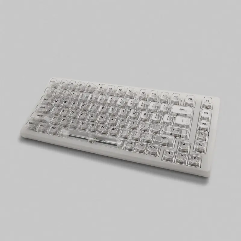 Oem Highly White Marble Ball Cap Pc Fully Transparent Wooting Red Transparent Keycap 61 75 98 Mechanical Keyboard Cap - Image 18