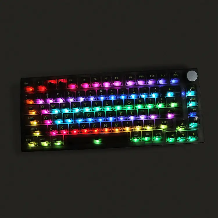 Oem Highly White Marble Ball Cap Pc Fully Transparent Wooting Red Transparent Keycap 61 75 98 Mechanical Keyboard Cap — feature 36