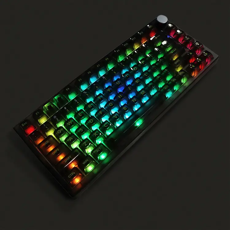 Oem Highly White Marble Ball Cap Pc Fully Transparent Wooting Red Transparent Keycap 61 75 98 Mechanical Keyboard Cap — feature 37
