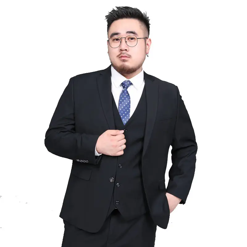 Plus Size Black Vest for Men Spring Summer Wear - Image 6