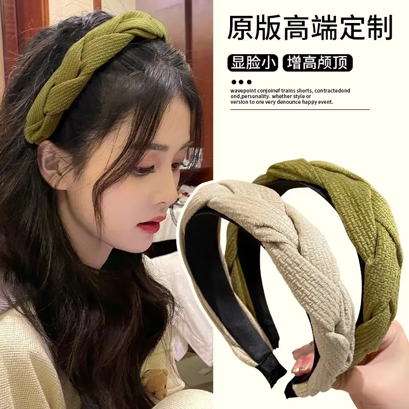 Autumn & Winter Braided Hairband for Women - Image 7