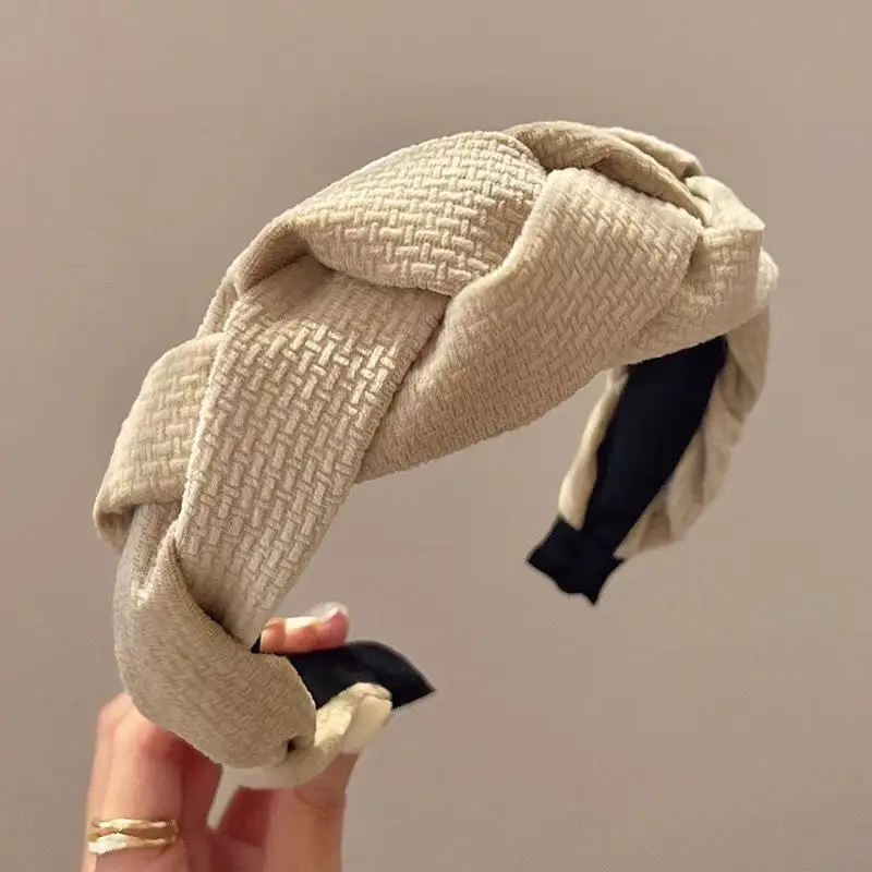Autumn & Winter Braided Hairband for Women - Image 3