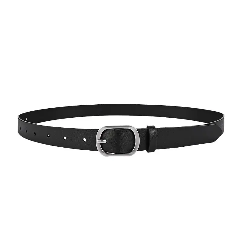 New Women's Belt Double-sided Cowhide Japanese Pin Buckle Simple All-match Belt - Image 17