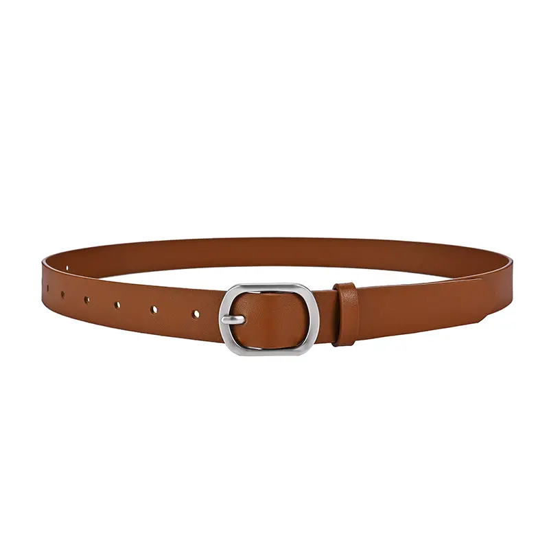 New Women's Belt Double-sided Cowhide Japanese Pin Buckle Simple All-match Belt - Image 8