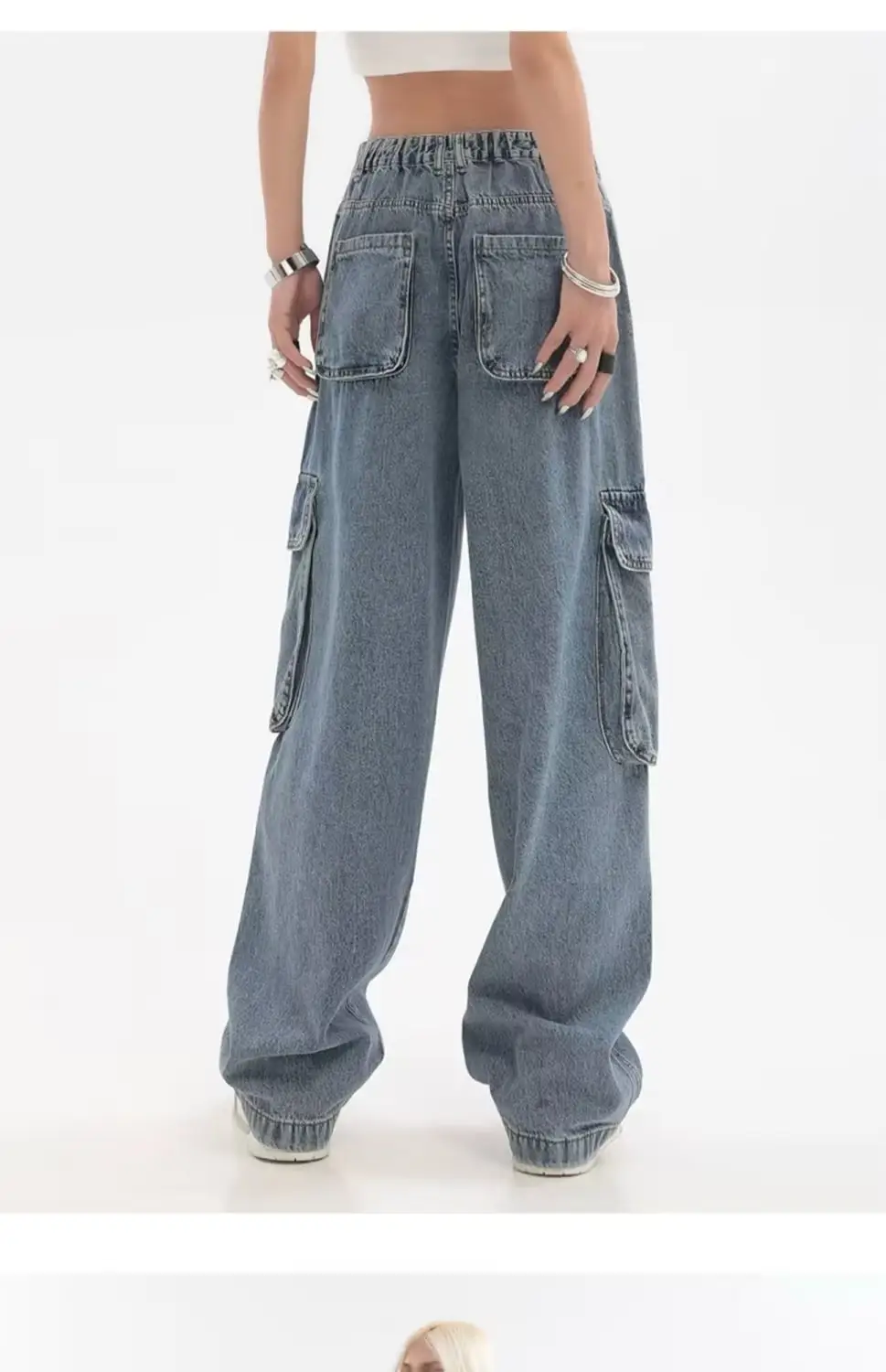 American Style Hip-Hop Wide Leg Pants Women 2022 — feature 39
