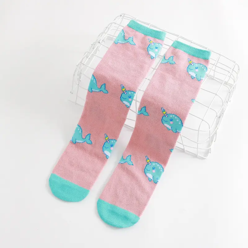 2022 New Kids Mermaid Cotton Socks Mid-Calf - Image 4