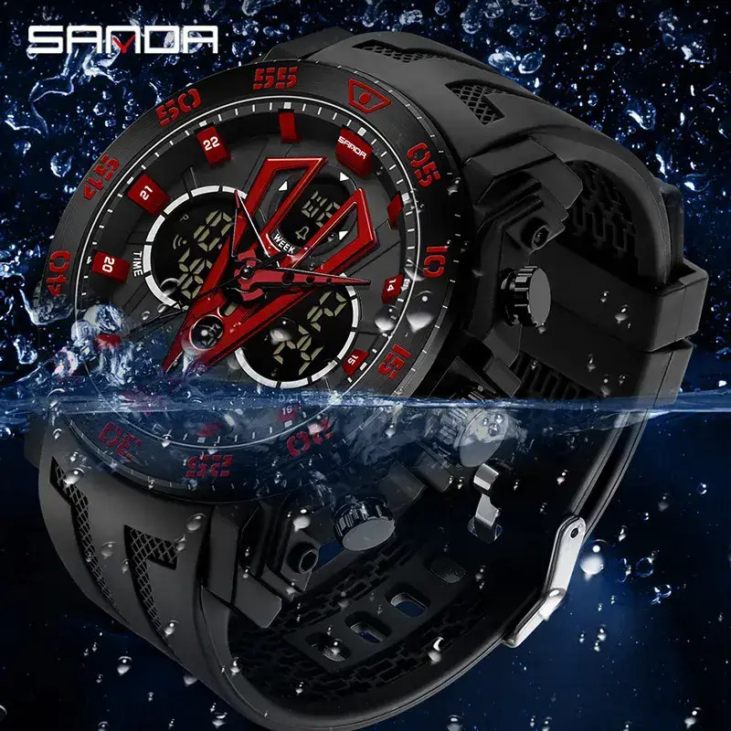 Sanda Multifunctional Luminous Watch for Teens - Image 23