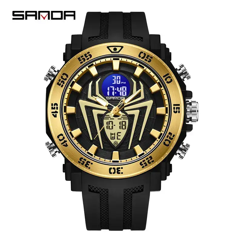 Sanda Multifunctional Luminous Watch for Teens - Image 11