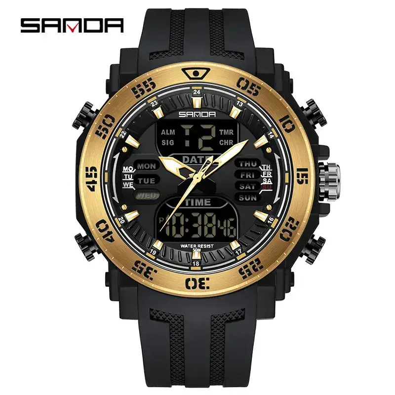 Sanda Multifunctional Luminous Watch for Teens - Image 17