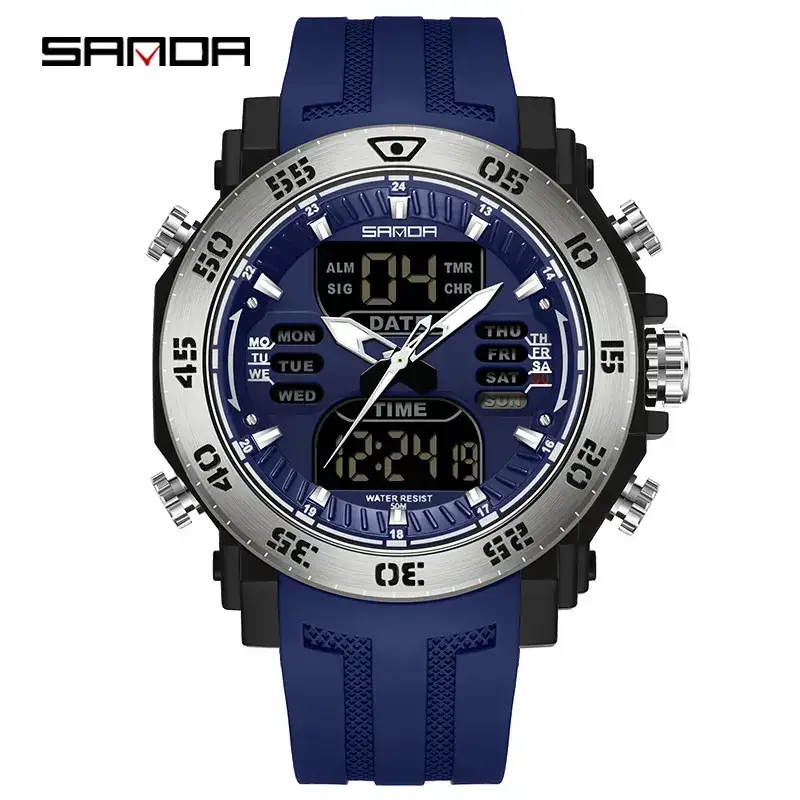 Sanda Multifunctional Luminous Watch for Teens - Image 20