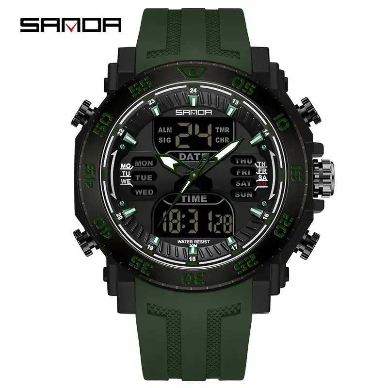 Sanda Multifunctional Luminous Watch for Teens - Image 21