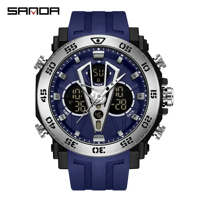 Sanda Multifunctional Luminous Watch for Teens - Image 7