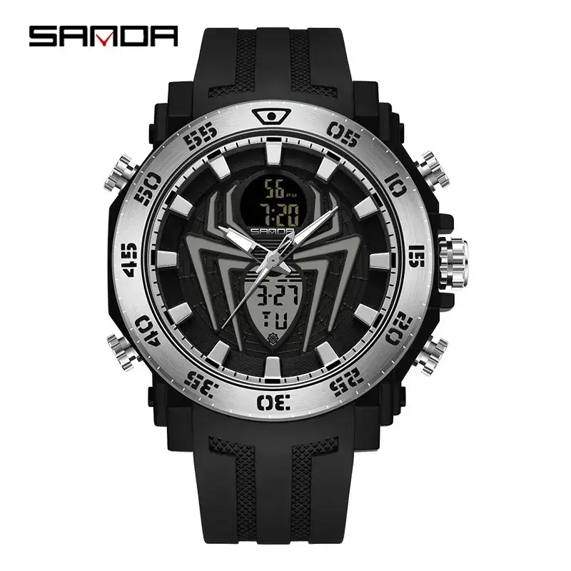 Sanda Multifunctional Luminous Watch for Teens - Image 9