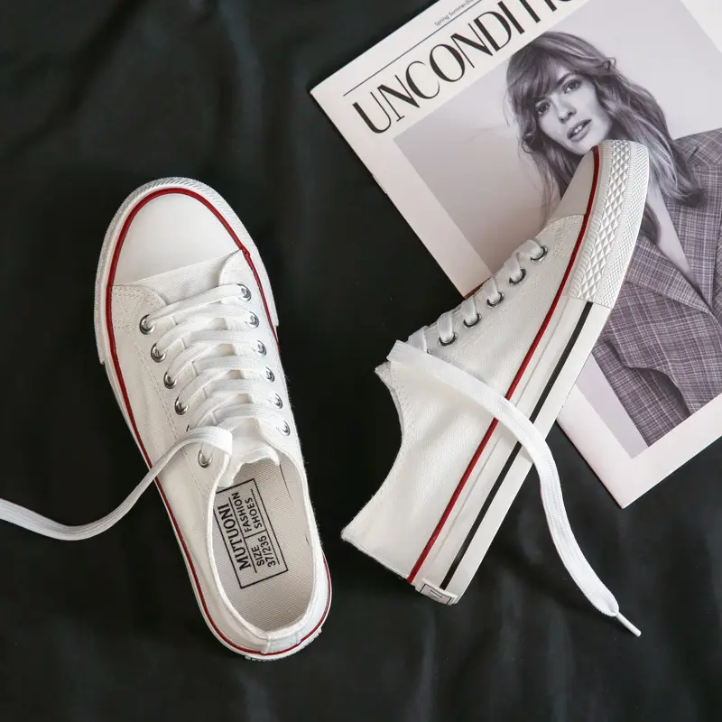 Women's Black Fleece Casual Shoes Low Top