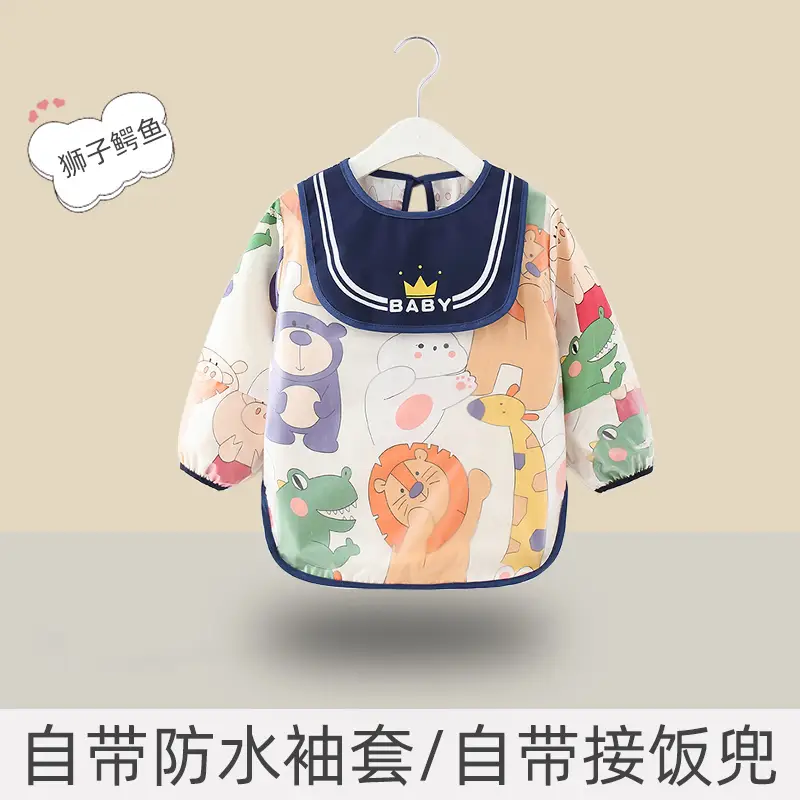 Waterproof Baby Eating Bib for Boys Girls Autumn Winter - Image 12
