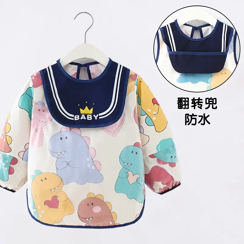 Waterproof Baby Eating Bib for Boys Girls Autumn Winter - Image 6