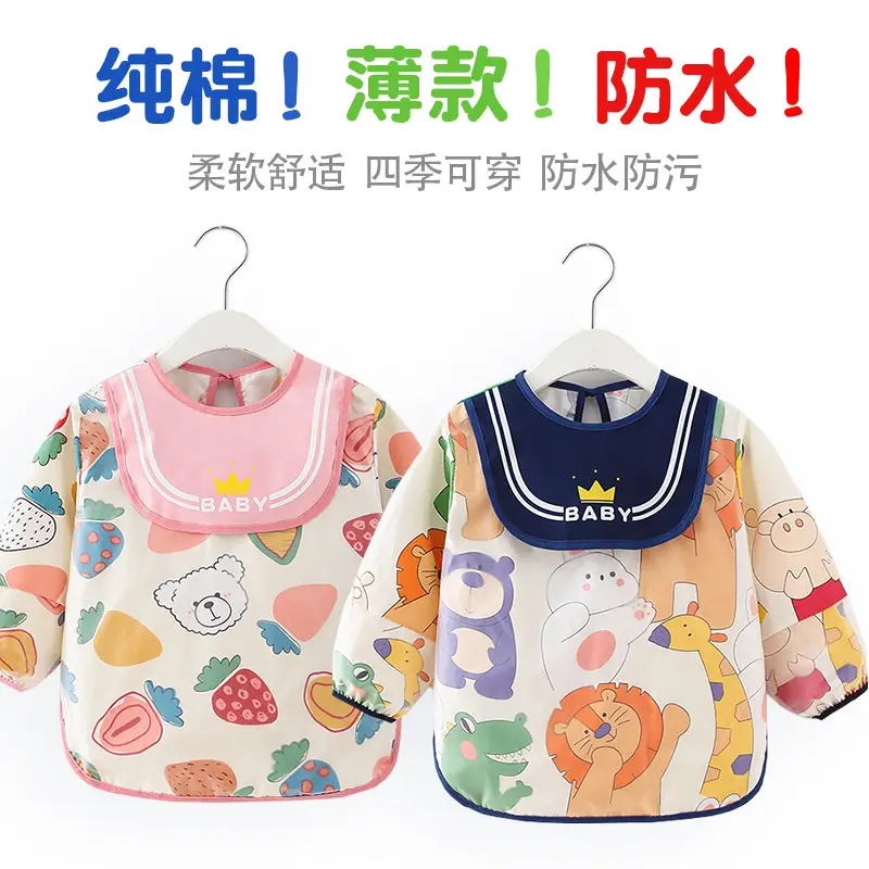 Waterproof Baby Eating Bib for Boys Girls Autumn Winter - Image 8
