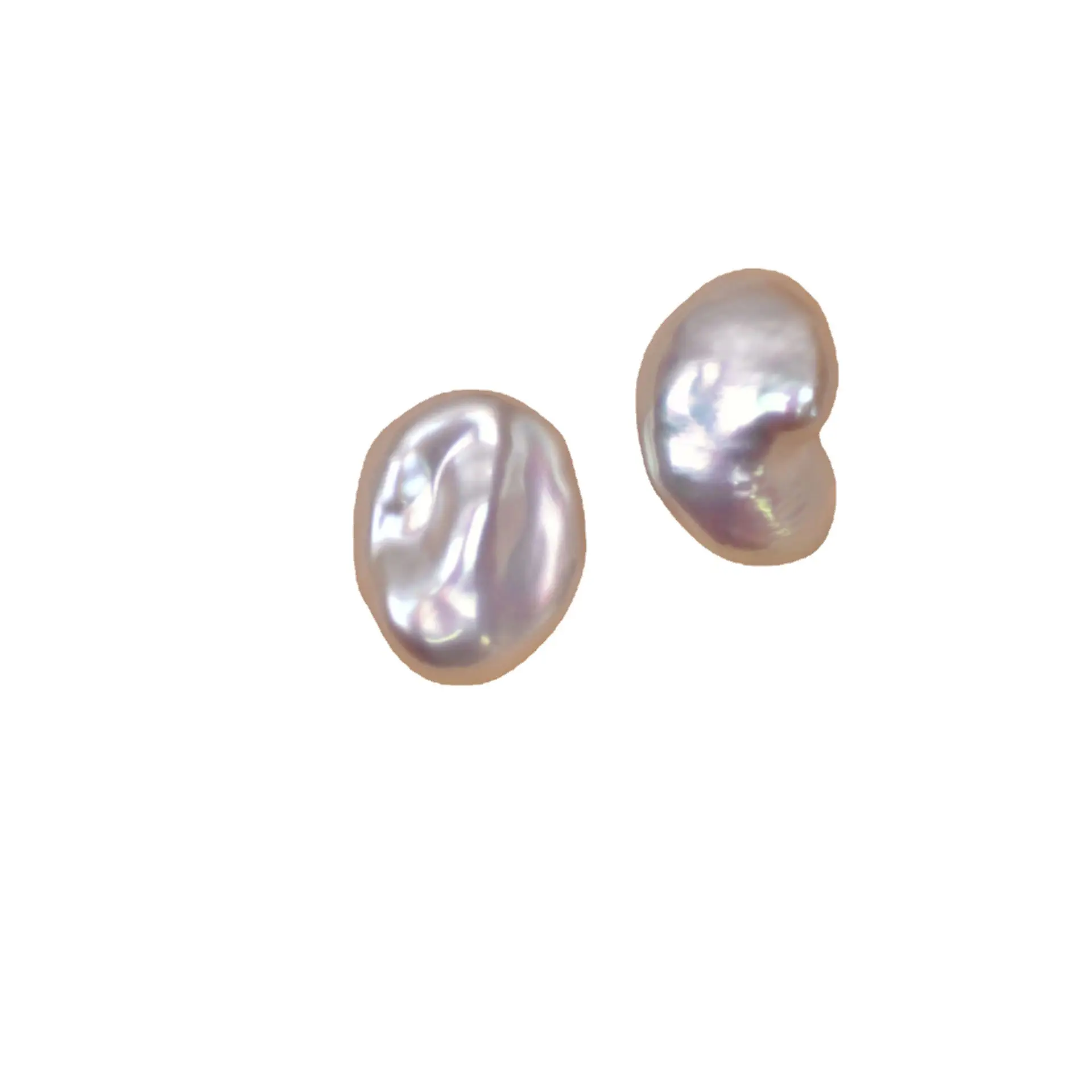 Cold Light White Irregular Broken Silver 7-8mm Natural Freshwater Loose Beads - Image 6