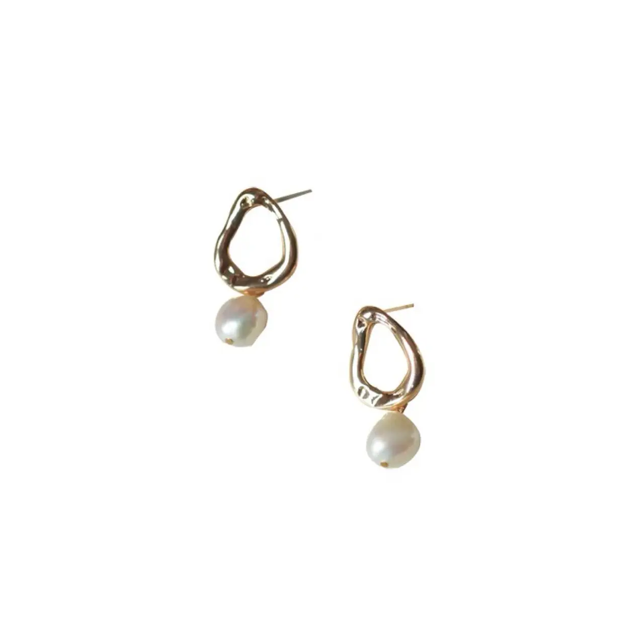 Natural Freshwater Pearl Earrings s925 Silver - Image 4