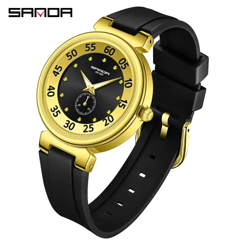 Sanda Luminous Women's Quartz Watch Black - Image 8
