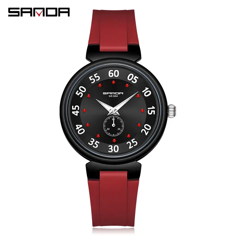 Sanda Luminous Women's Quartz Watch Black - Image 12