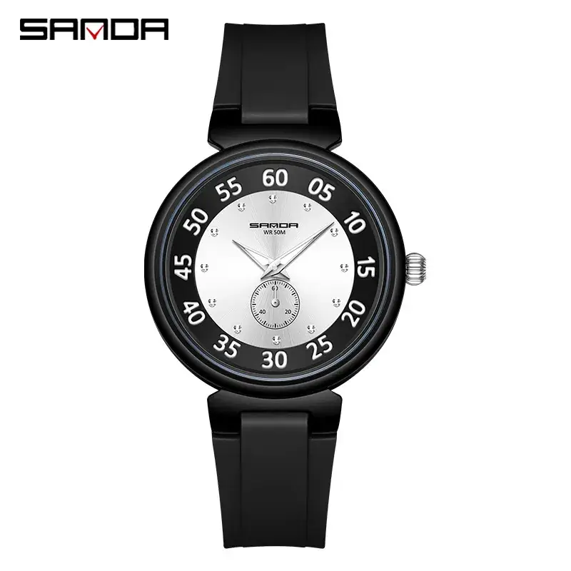 Sanda Luminous Women's Quartz Watch Black - Image 4
