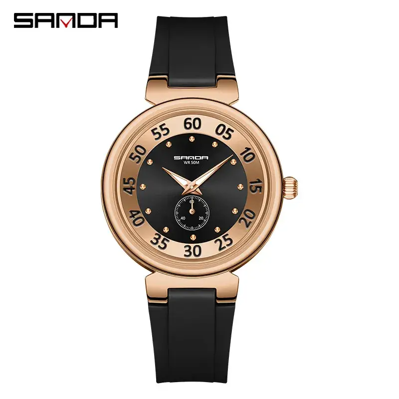 Sanda Luminous Women's Quartz Watch Black - Image 6