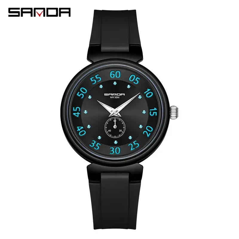 Sanda Luminous Women's Quartz Watch Black - Image 7