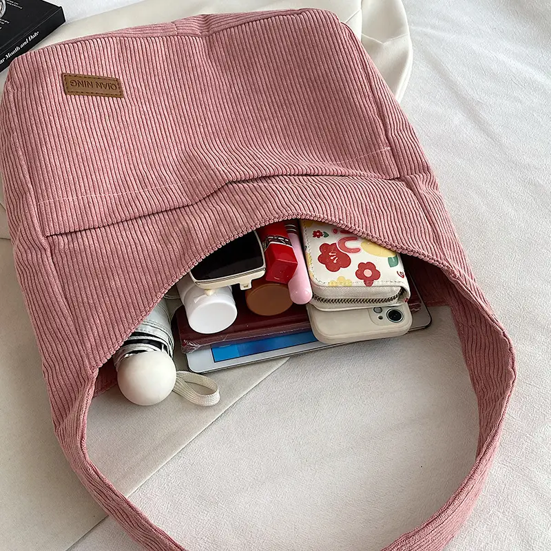 Pink Large Capacity Women's Tote Bag - Image 8