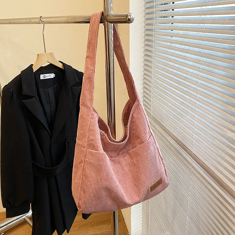 Pink Large Capacity Women's Tote Bag - Image 4