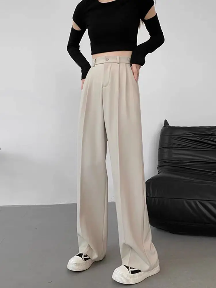 Women Loose Wide Leg Pants with High Waist Casual Suit Set - Image 2