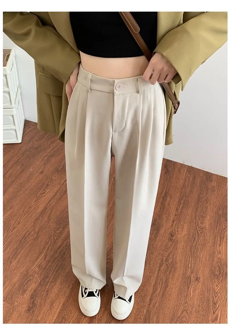 Women Loose Wide Leg Pants with High Waist Casual Suit Set - Image 4
