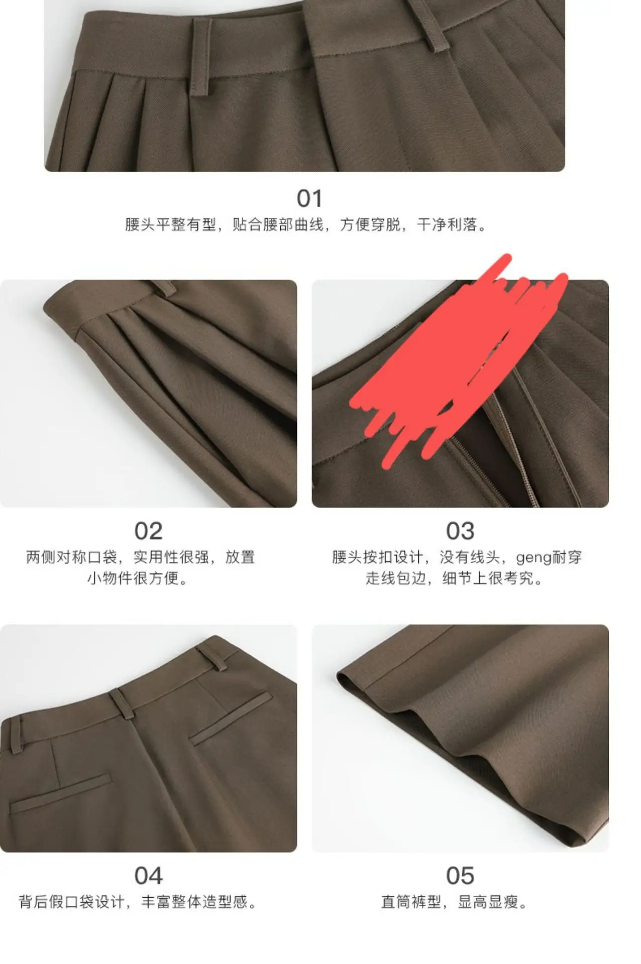 Women Loose Wide Leg Pants with High Waist Casual Suit Set - Image 5