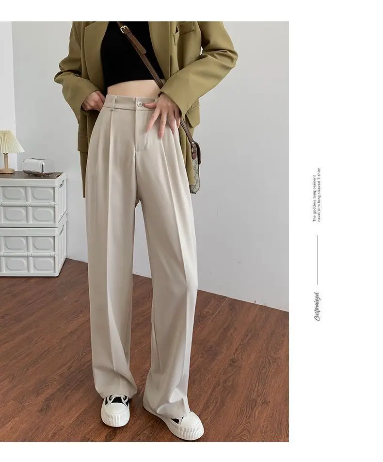 Women Loose Wide Leg Pants with High Waist Casual Suit Set — feature 12