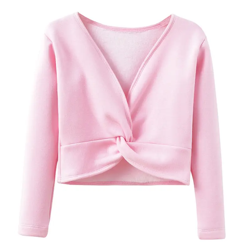 Light Blue V-Neck Dance Sweater for Girls - Image 17
