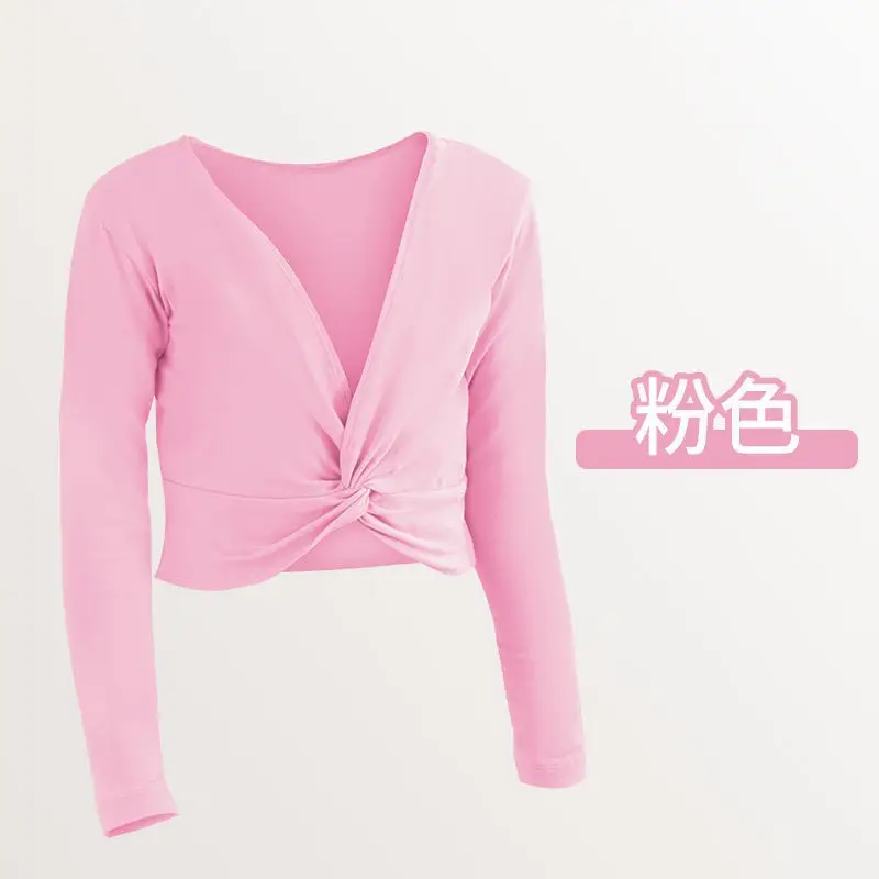 Light Blue V-Neck Dance Sweater for Girls - Image 7