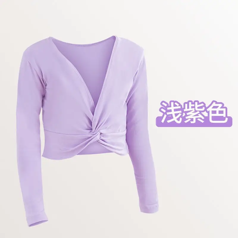 Light Blue V-Neck Dance Sweater for Girls - Image 8