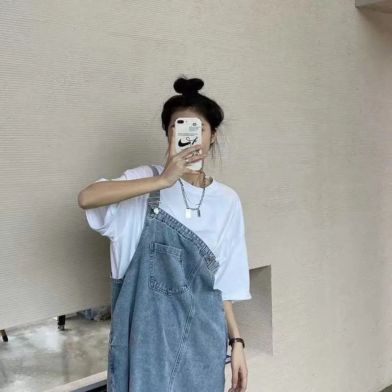 Denim Overlooked Pants Women Spring Summer Loose Fit — feature 12