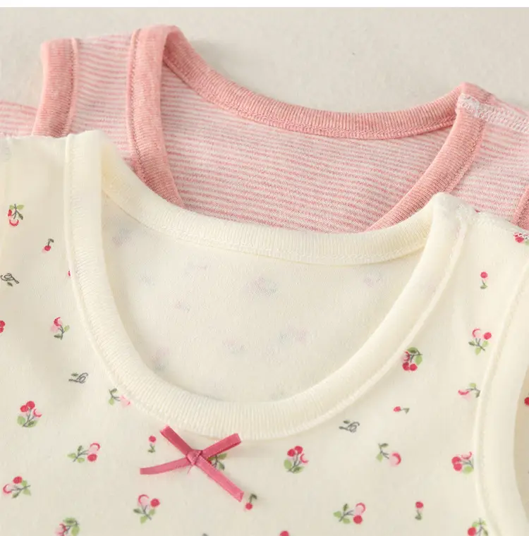 Autumn Winter Sanding Girls Vest Inner Wear Pure Cotton Base Underwear — feature 11