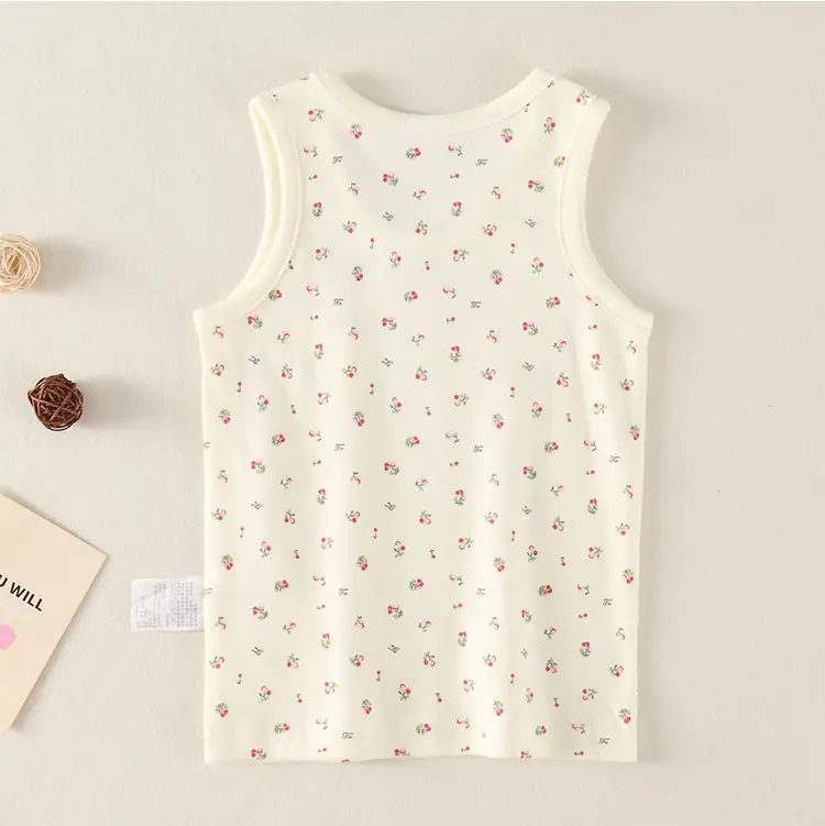 Autumn Winter Sanding Girls Vest Inner Wear Pure Cotton Base Underwear — feature 21