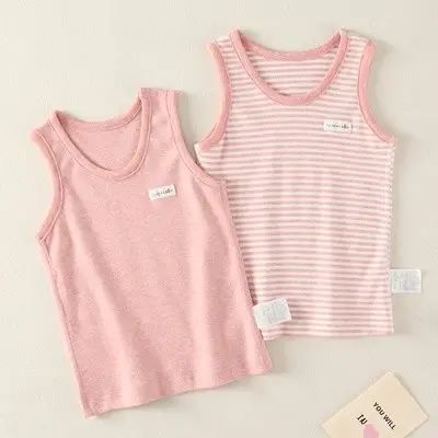 Autumn Winter Sanding Girls Vest Inner Wear Pure Cotton Base Underwear - Image 2