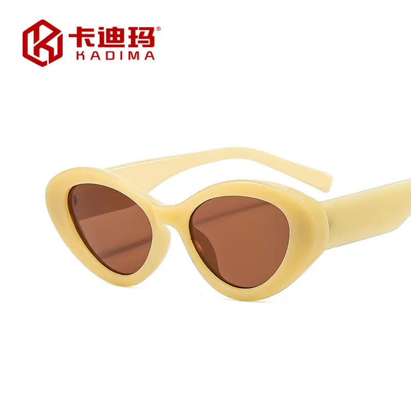 Niche Cat's Eye Sunglasses Jelly Color Fashion Street Photography