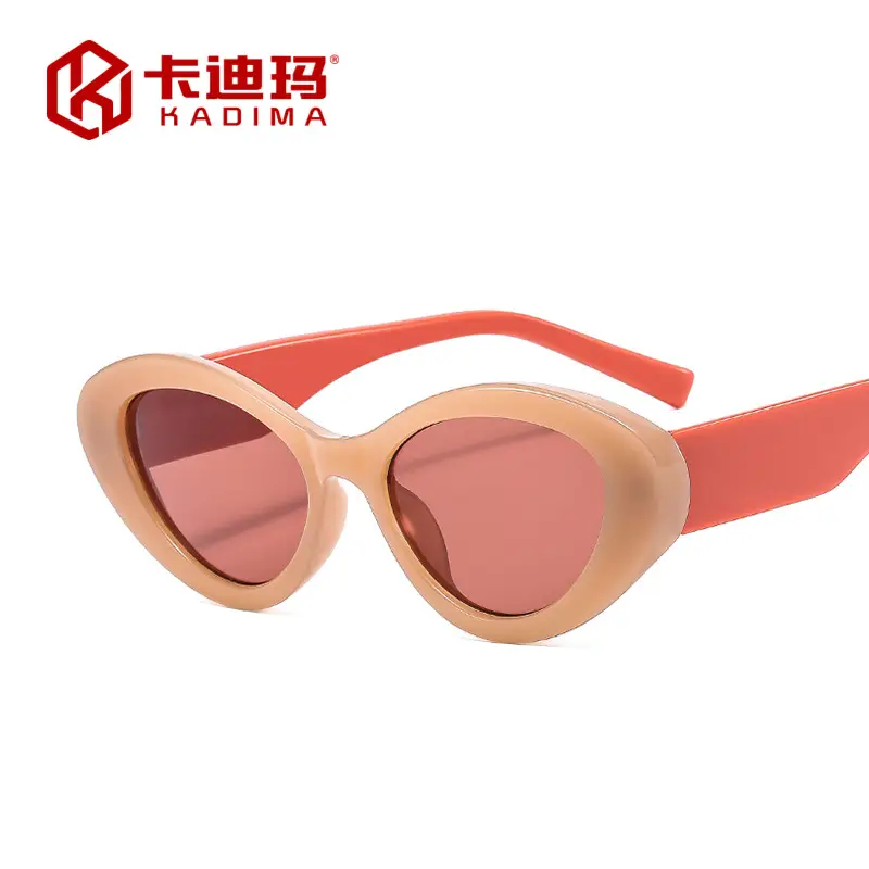 Niche Cat's Eye Sunglasses Jelly Color Fashion Street Photography
