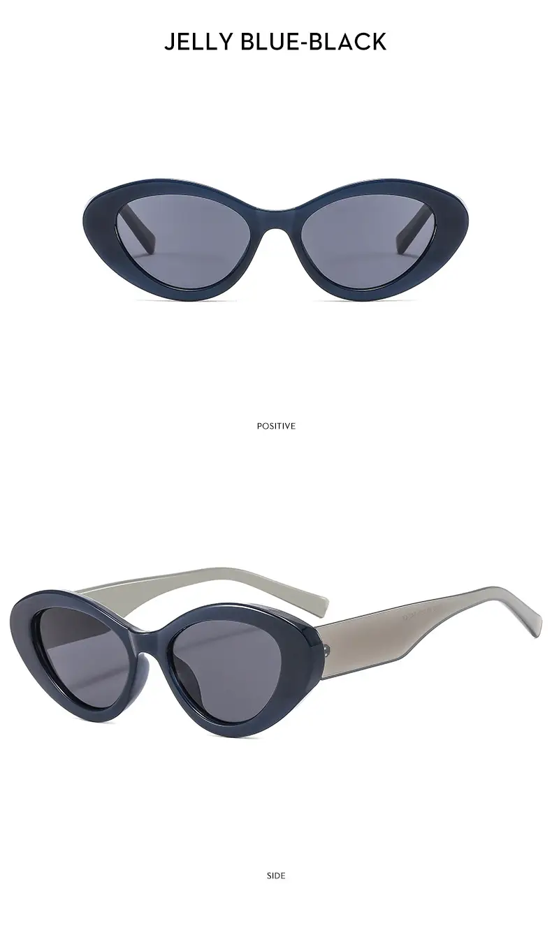 Niche Cat's Eye Sunglasses Jelly Color Fashion Street Photography — feature 10