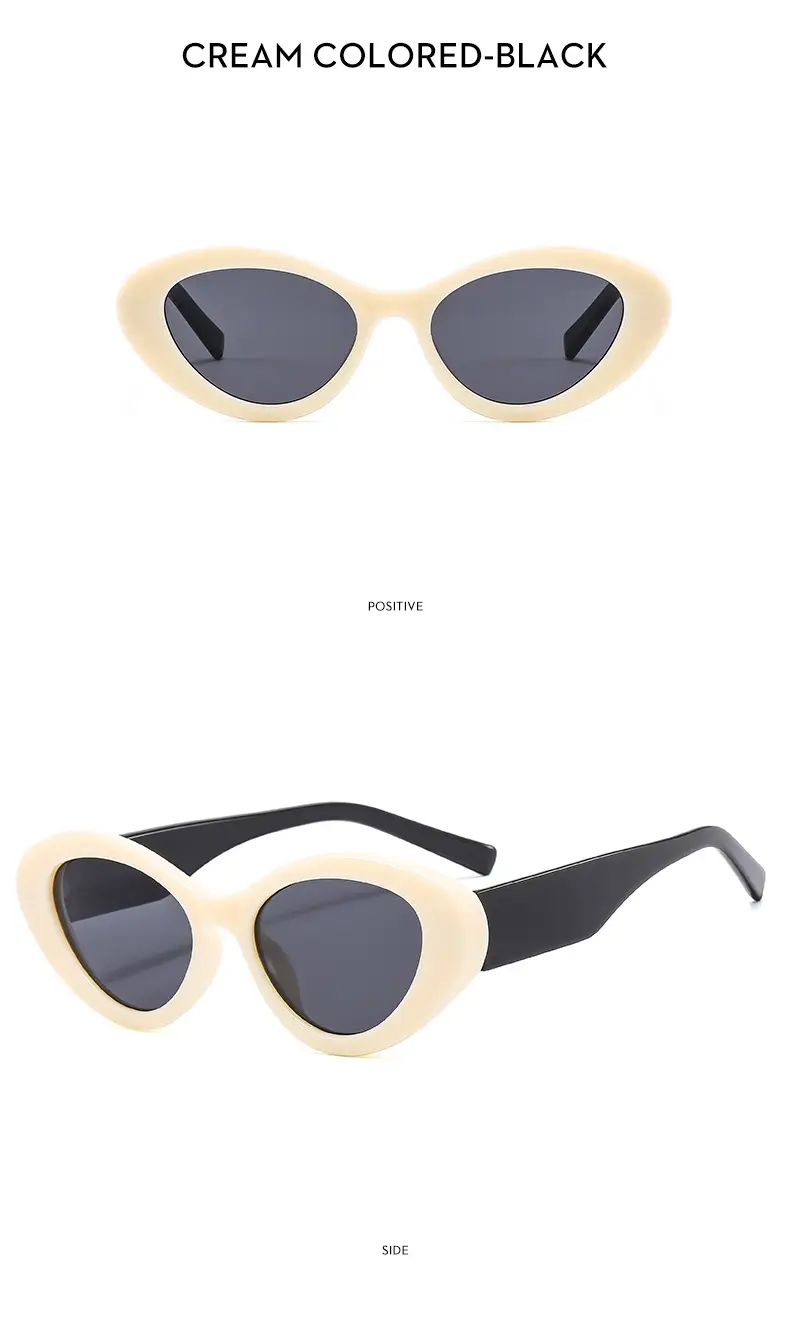 Niche Cat's Eye Sunglasses Jelly Color Fashion Street Photography — feature 11