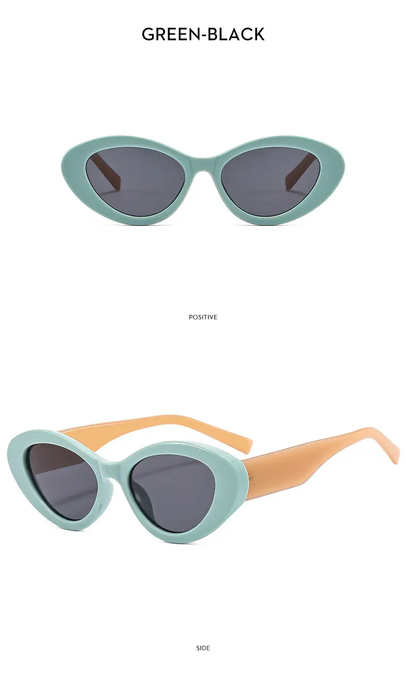 Niche Cat's Eye Sunglasses Jelly Color Fashion Street Photography — feature 12