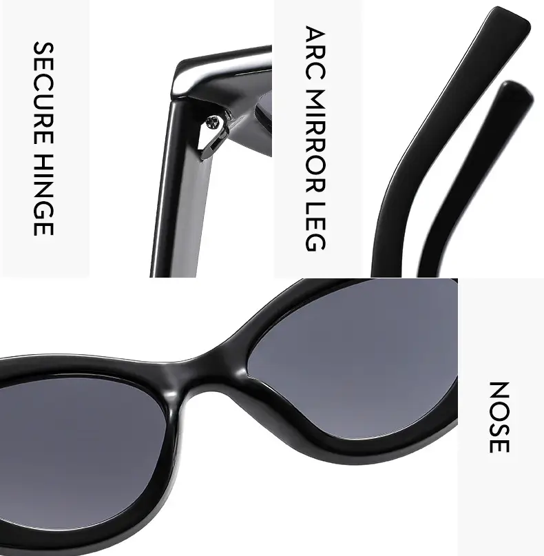 Niche Cat's Eye Sunglasses Jelly Color Fashion Street Photography — feature 17