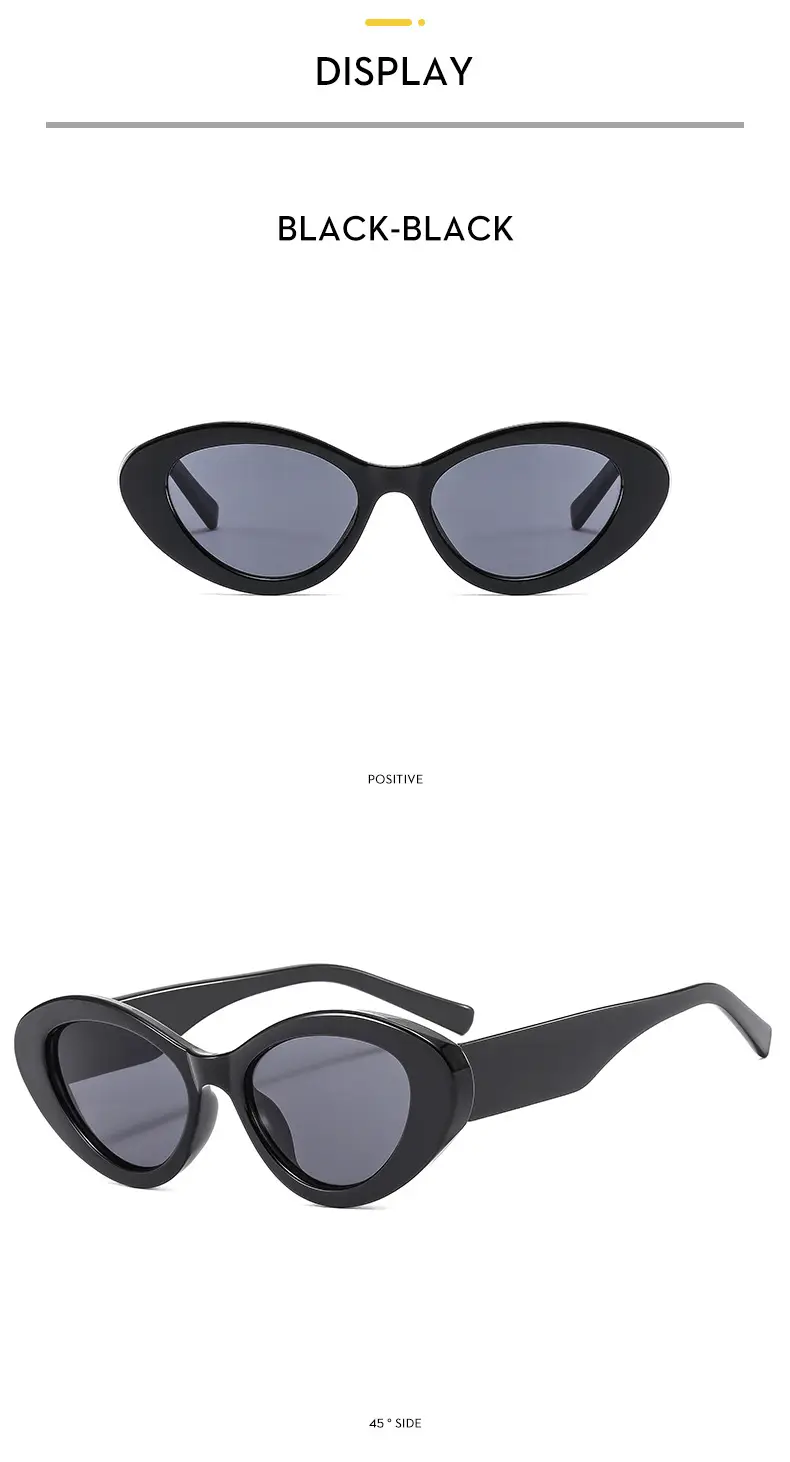 Niche Cat's Eye Sunglasses Jelly Color Fashion Street Photography — feature 8